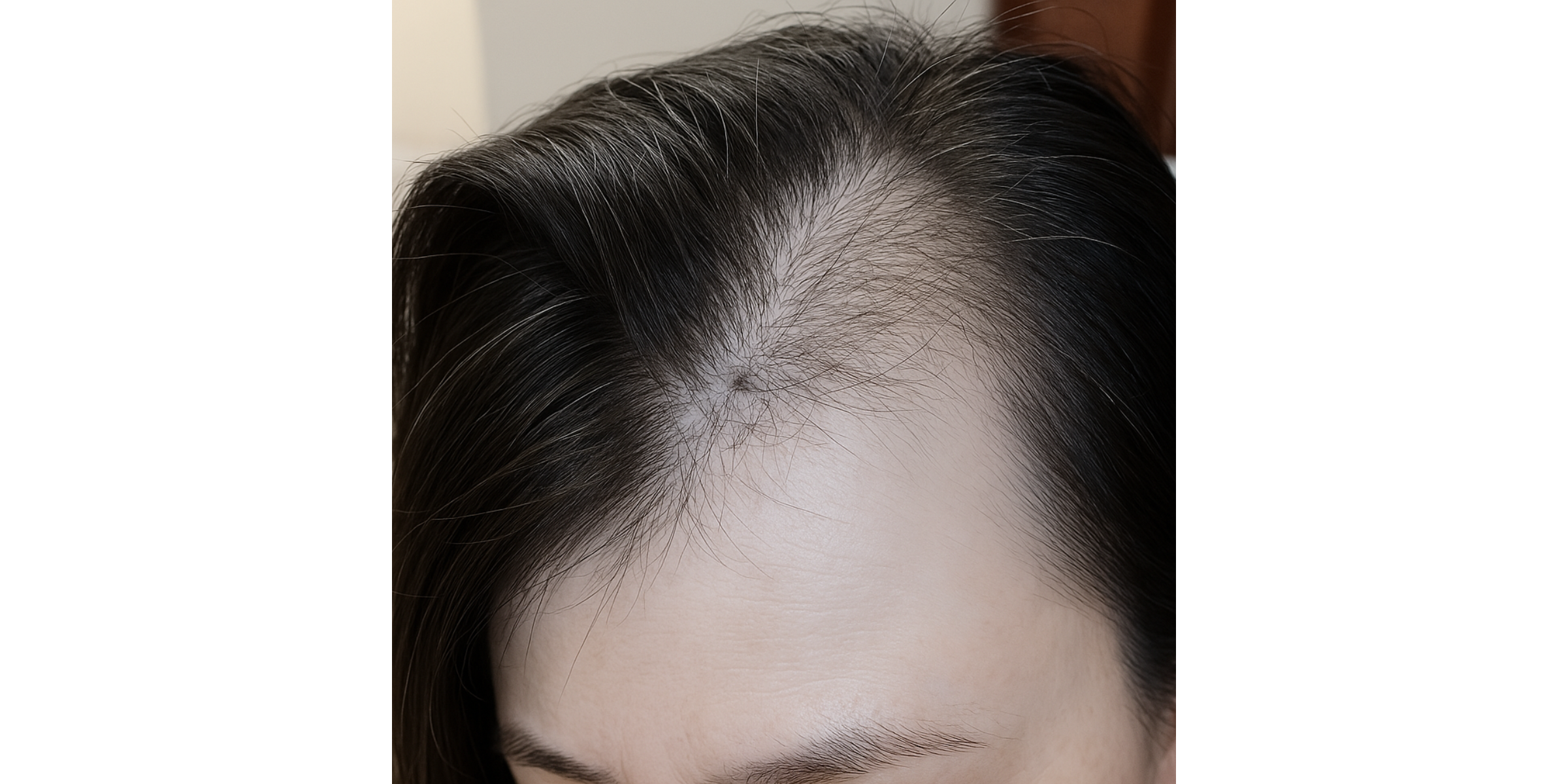 Волосся до використання догляду проти випадіння волосся