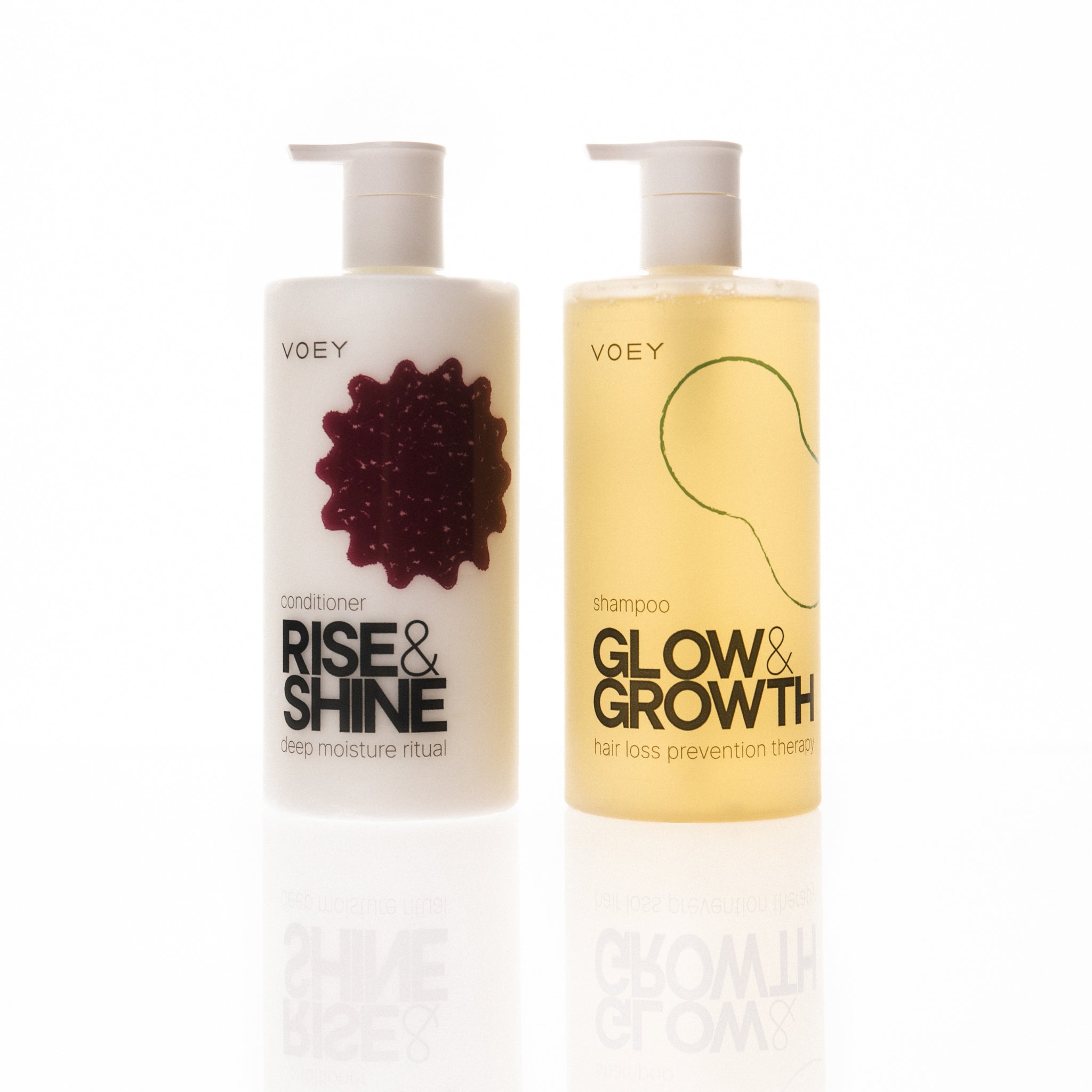 Шампунь і кондиціонер для росту й зволоження волосся